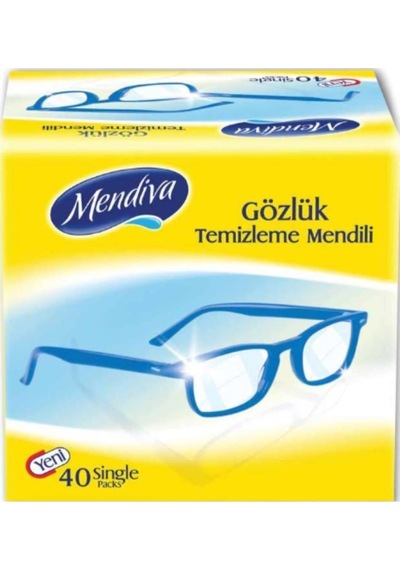 Mendiva Berg - Kolonyalı Mendil Gözlük Temizleme Mendili 3 Kutu X 40 :120