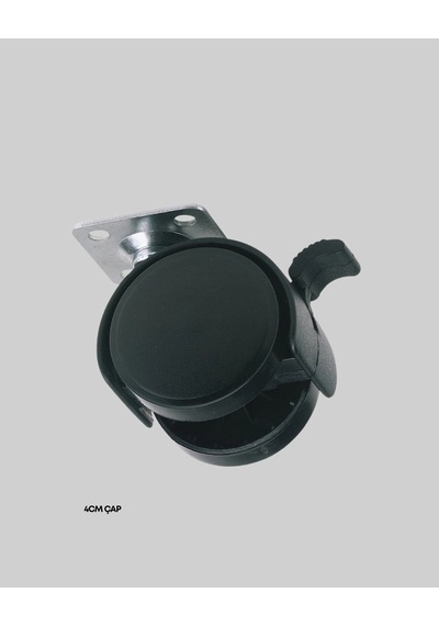 Hubrendy Tekno 4 Cm Kilitli Mobilya Tekerleği Tekli Sessiz Ve Dayanıklı 16063626