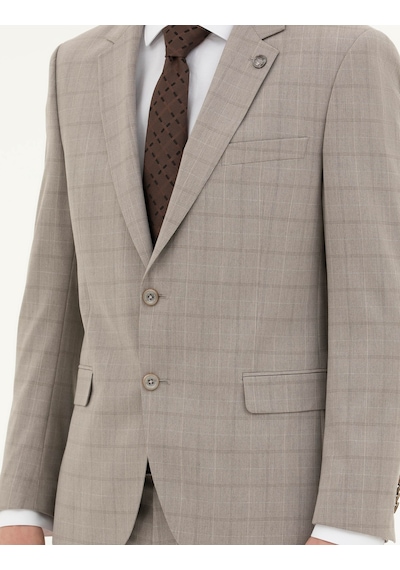 Pierre Cardin Erkek Açık Kahverengi Takım Elbise 50285267-vr002 Açık Kahverengi