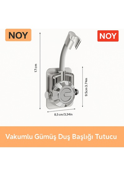 Duş Başlığı Tutucu Su Geçirmez Güçlü Yapışkanlı Ayarlanabilir Duş Askısı Çok Renkli