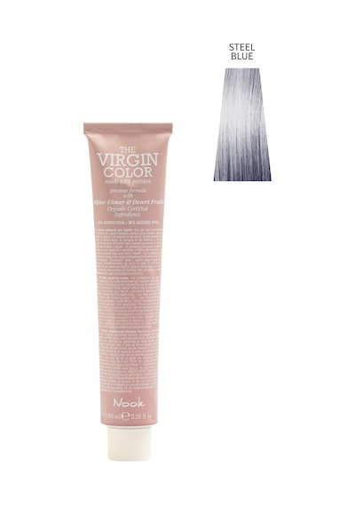 Nook Virgin Color Profesyonel Saç Boyası 100ml-pastel Buz Grisi/fırtına Grisi Pastel- Metalik Gri
