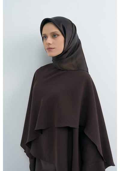 Armine Saf İpek Sura Eşarp-2026 İlkbahar-yaz- 95010d Acı Kahve