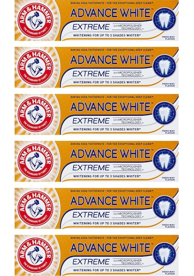 Arm&Hammer Advance White Extreme Whitening Beyazlatıcı Diş Macunu 6 x 75 ML