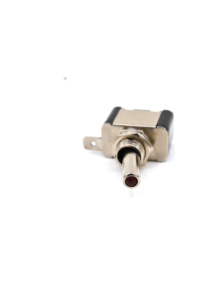Toggle Switch 1-0 Kırmızı Ledli Metal Anahtar 3 Pin 12v