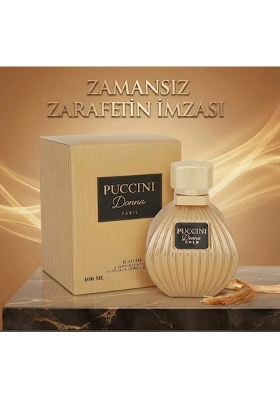 Puccini Paris Donna Gold Edp 100 Ml Kadın Parfüm Orijinal Ürün Güvencesi Aromatik