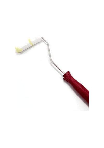 Mini Boya Rulo Fırça Seti 10 Cm 6 Adet Yedek Rulo Hediyeli