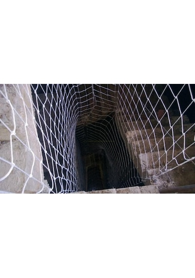 Inşaat Güvenlik Filesi 6 Mm 10 X 10 Cm Göz Aralıklı