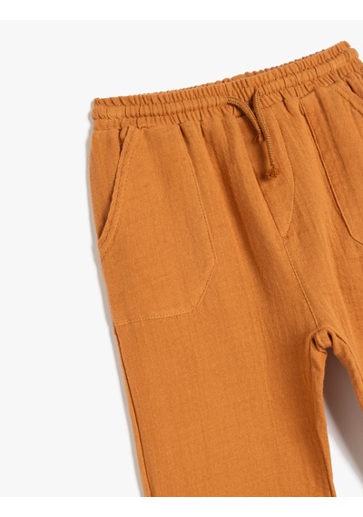 Koton Pamuklu Beli Bağcıklı Cepli Basic Jogger Pantolon Kiremit 5smb40037tw Kiremit Koton Pamuklu Beli Bağcıklı Cepli Basic Jogger Pantolon Kiremit 5smb40037tw Kiremit