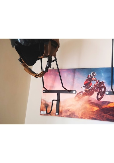 Özel Fotoğraflı Kask Askısı, Motorcu Kask Askısı, Personalv21