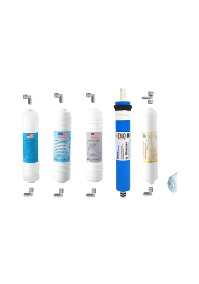 Filtre Dünyası Usa 12" Inline 4Lü Set Mebransız
