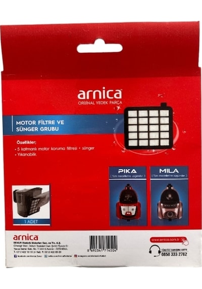 Magic Bags Süpürge Filtre Et14402 Et14450 Vesta Pika Et14400 Et14430 Uyumlu