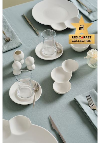 Karaca  Red Carpet Collection Stream Bone Blow 26 Parça 6 Kişilik Kahvaltı Takımı