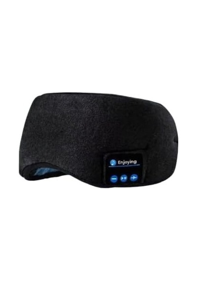 Arpag Import Bluetooth Kulaklıklı Uyku Bandı, Siyah, Yumuşak Polar Ve Spandex, Kablosuz Müzik Dinleme, Yoga Ve Seya Genel