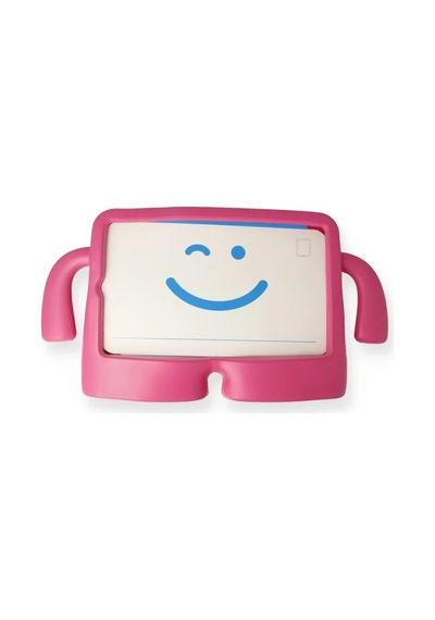 Newface Samsung Samsung Galaxy Uyumlu  Tab A9 Plus Kılıf Karakter Tablet Silikon - Pembe Arka Kapak