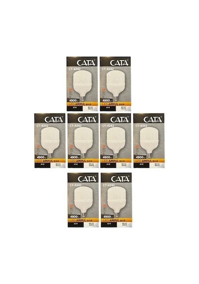 Cata Ct-4242 45w 6400k Beyaz Işık E27 Duylu Led Torch Ampul 8 Adet 100