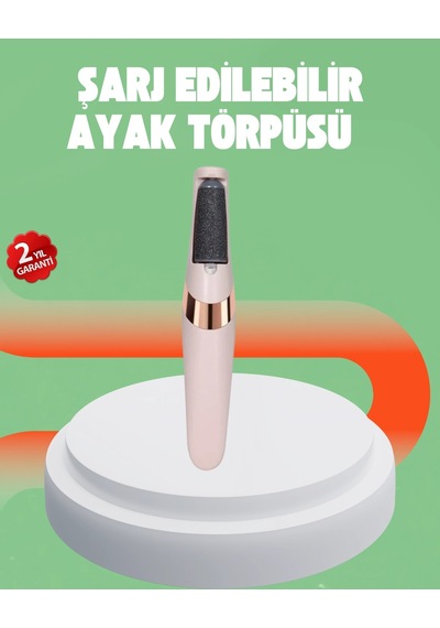 Hubrendy Tekno Elektrikli Ayak Törpüsü Usb Şarjlı Nasır Ve Kallus Giderici