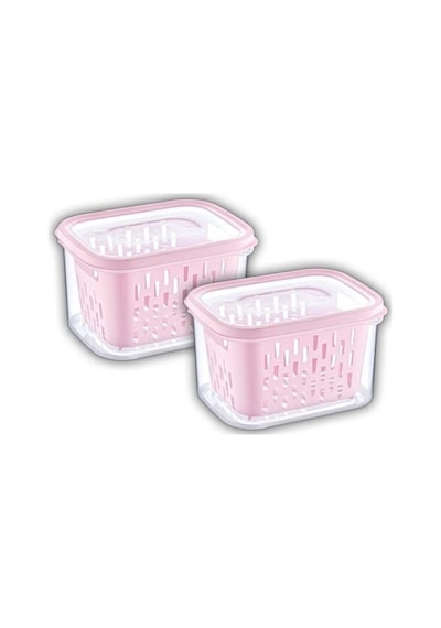 Süzgeçli Saklama Kabı 1,6 Lt Zeytin Saklama Kabı 2li Set --