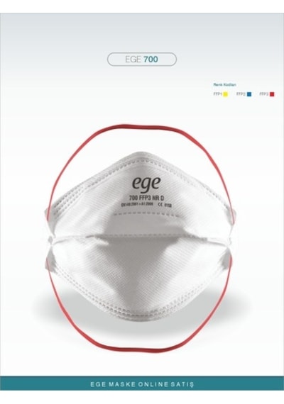 Ege 700 Ffp3 Nr N99 Ventilsiz Maske10'Lu