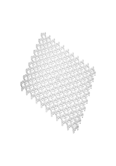 Yeni Nesil Yer Karosu 20x30 Cm Mutfak Organizeri Şık Tasarım Yer Karosu Beyaz