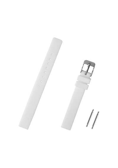 Saatse Beyaz Silikon Saat Kordonu Kayış 14 MM