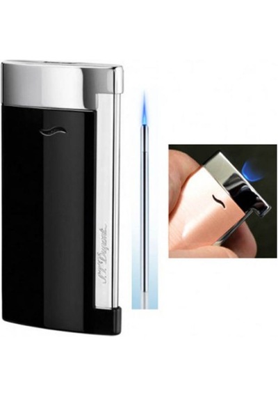 S.T. Dupont Slim 7 Çakmak 027700 Krom/parlak Siyah
