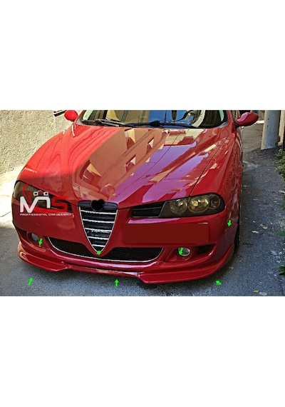 Alfa Romeo 156 Makyajlı Kasa Ön Tampon Eki Fiberglass Boyasız