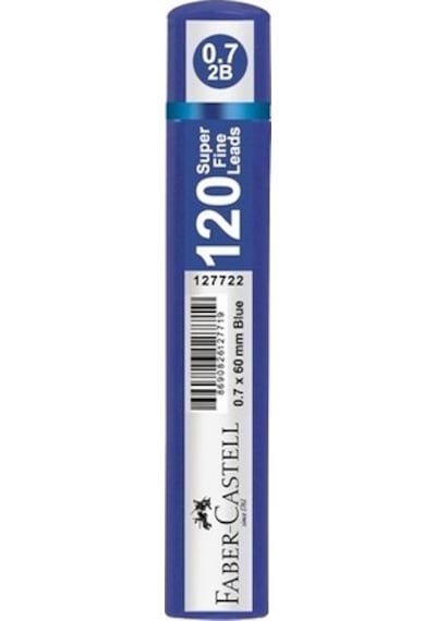 Faber Grip Min 0.7 2b 60mm 120 Adet Açık Mavi Tüp
