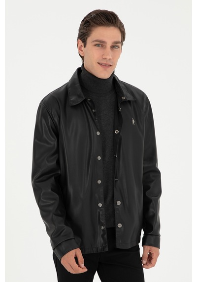 U.s. Polo Assn. Erkek Siyah Deri Mont-kaban 50297252-001 001sıyah