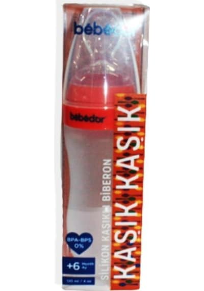 Bebedor Silikon Kaşıklı Biberon 6+ 120Ml Kod:7509 Çok Renkli
