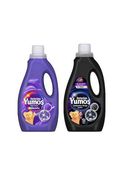 Yumoş Sıvı Deterjan 1500 Ml Tüm Renkliler-siyahlar 2 Li Set
