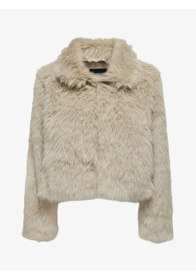 Only Onlmanny Faux Fur Jacket Otw Noos Kadın Gri Kaban - 15322406