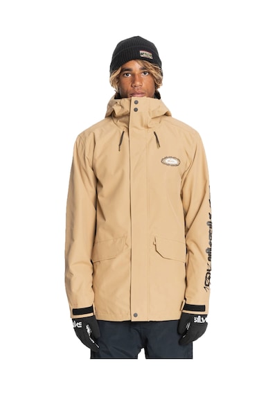 Quıksılver Quiksilver Erkek Snowboard Ceketi In The Hood Kahverengi Cld0 Bej