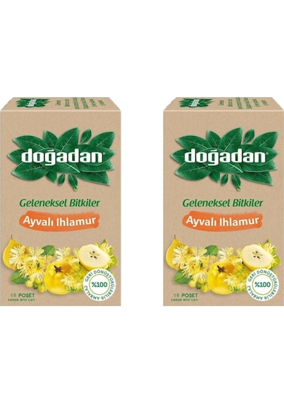 Doğadan Ayvalı Ihlamur Çayı 2 x 18'li