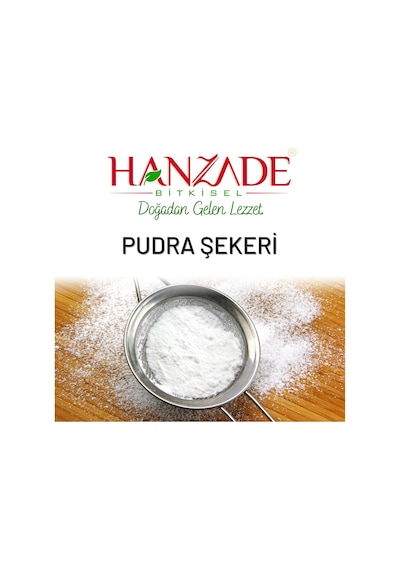 Hanzade Bitkisel Pudra Şekeri 1 KG