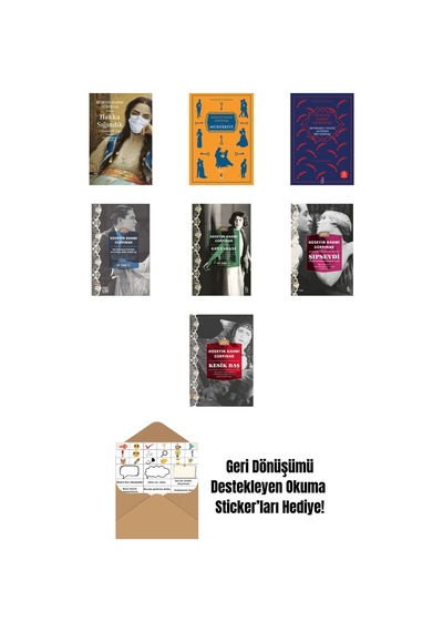 Hüseyin Rahmi Gürpınar 7 Kitap Set + Okuma Sticker'ları