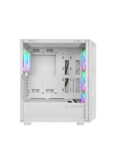 Rampage Humble Mesh Beyaz 4x120 Rgb Fan 650w 80+ Oyuncu Gamıng Kasa