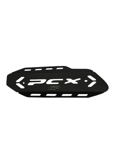 GP Kompozit Honda PCX 125 / 150 2018-2023 Uyumlu Egzoz Koruma Kapağı Siyah