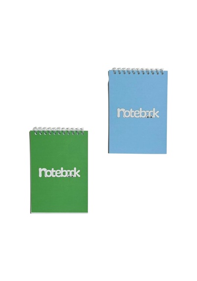 A6 Spiralli Notebook Defter 40 Yaprak 4'lü Tamamı Çizgisiz