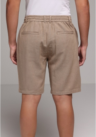 Colin's Colins Regular Fit Orta Bel Düz Erkek Kahverengi Şort Cl1080006 Q1.v2 Cml Camel