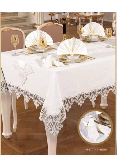 Gülse Yemek Takımı Masa Seti 12 Kişilik 26 Parça 160 260 Cmrunner Set Krem Çok Renkli Gülse Yemek Takımı Masa Seti 12 Kişilik 26 Parça 160 260 Cmrunner Set Krem Çok Renkli