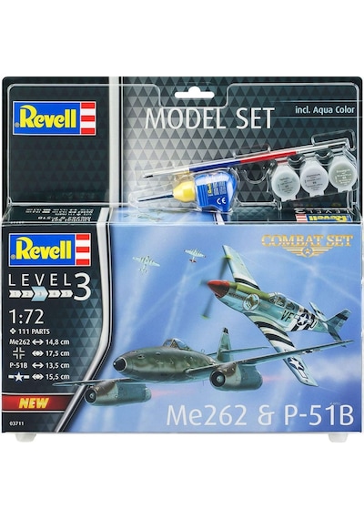 Revell Maket Seti Combat Set Me262-p-51b 63711