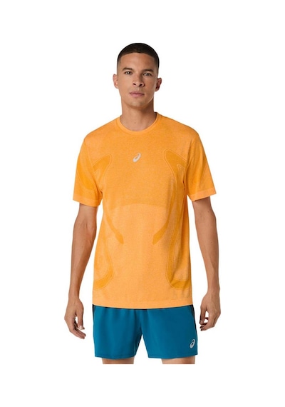 Asics Road Seamless Erkek Sarı Koşu T-shirt 2011d355-800 Sarı