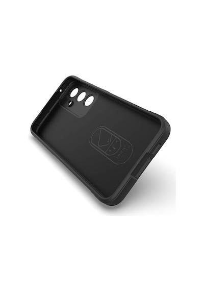 Noktaks - Samsung Galaxy A55 Uyumlu - Kılıf Esnek Tpu Oyuklu Arka Yüzey Tasarımlı Etnik Silikon Kapak - Kırmızı