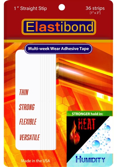 True Tape Elastibond Protez Saç Bandı 36 Adet Düz (2.5Cm X 7.5Cm)