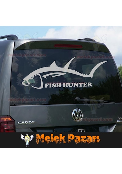 Balık Avcısı, Fish Hunter Avcılık Araba Sticker