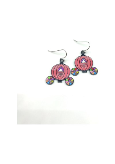 Tedz Collection Kül Kedisi Pin Küpe Çok Renkli