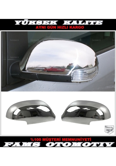 Vw Touran Krom Ayna Kapağı 2 Prç. 2003-2009 Arası P. Çelik