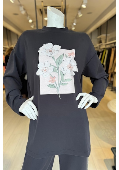 Oe25y939688 Omelya Sweatshırt Ekru