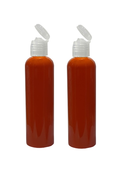 Paradise 2 Adet 400 Ml Damla Kapaklı Boş Pet Şişe Turuncu