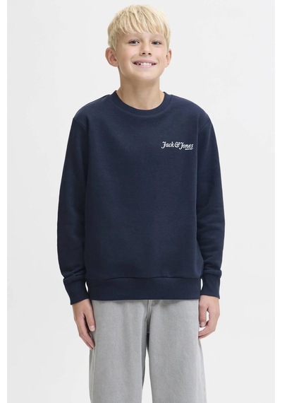 Jack & Jones Jack&jones Jjyuki Back Erkek Çocuk Sweatshirt 12279593 Lacivert